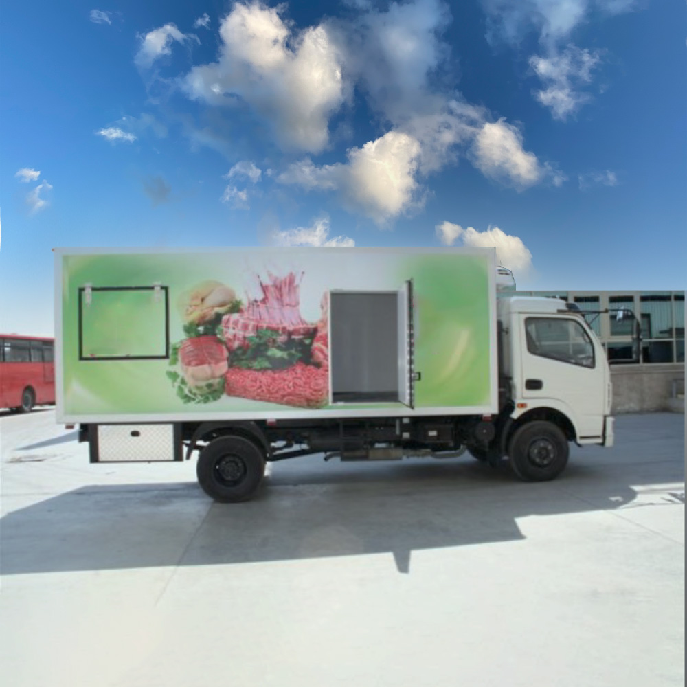 Corps de camion de port mobile de vente de viande de 16 pieds
