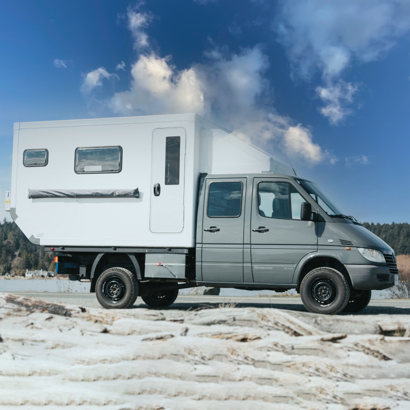 Corps de camping-car de camion de camping-car isolé pour coupe d'angle de boîte individuelle